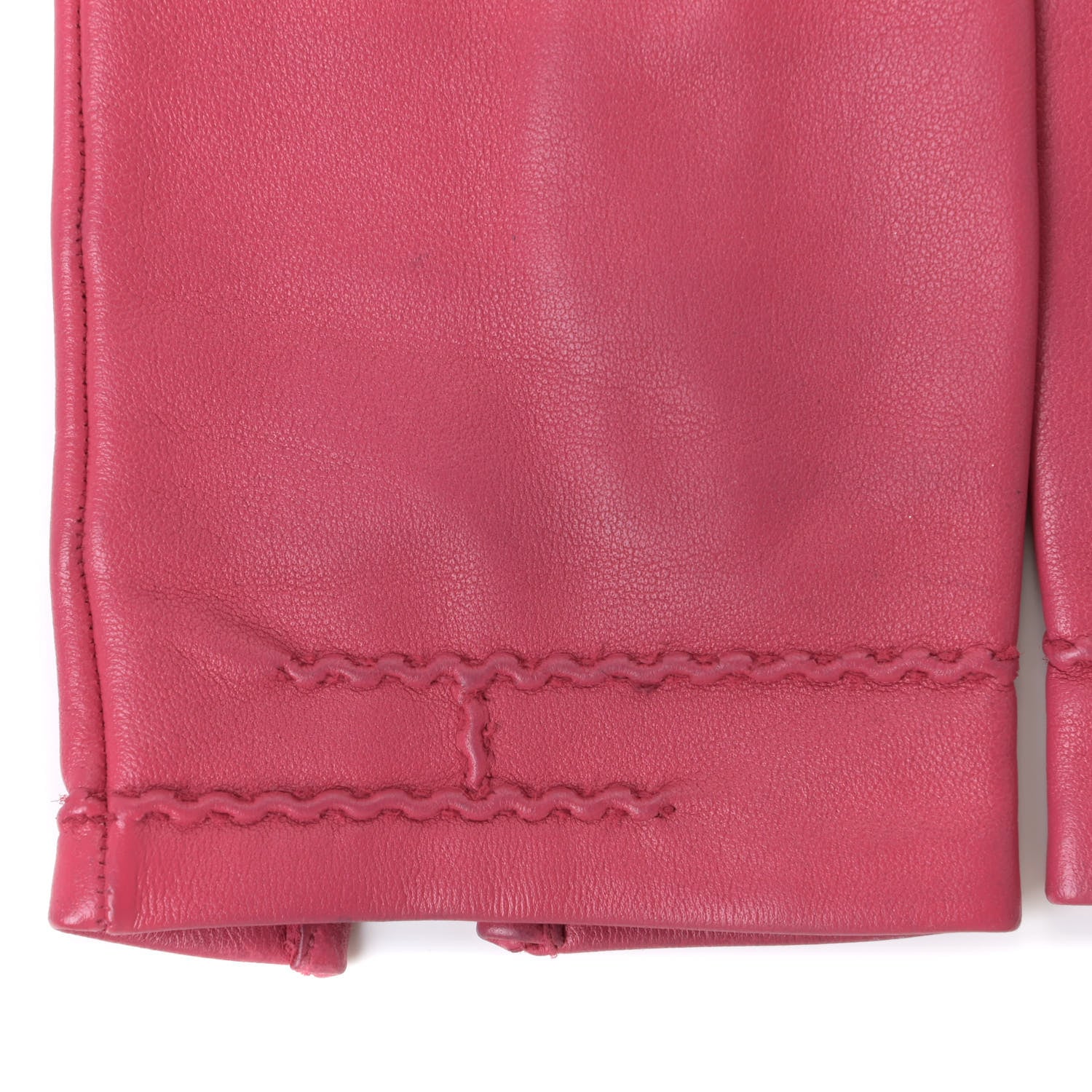Hermes Lambskin Gloves 7 Pink 3 of 13