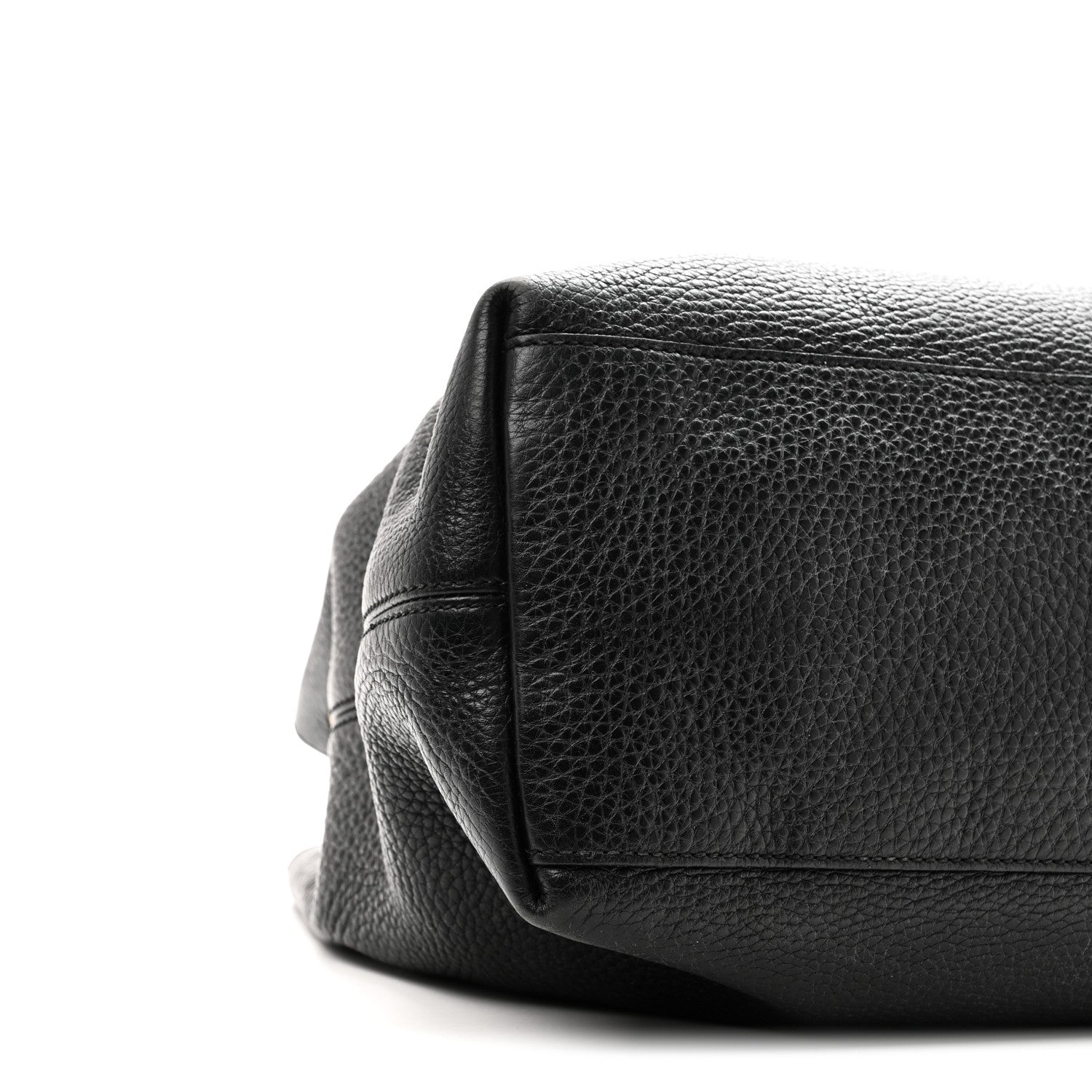Gucci Pebbled Calfskin Medium Soho Chain Shoulder Bag Black 9 of 10