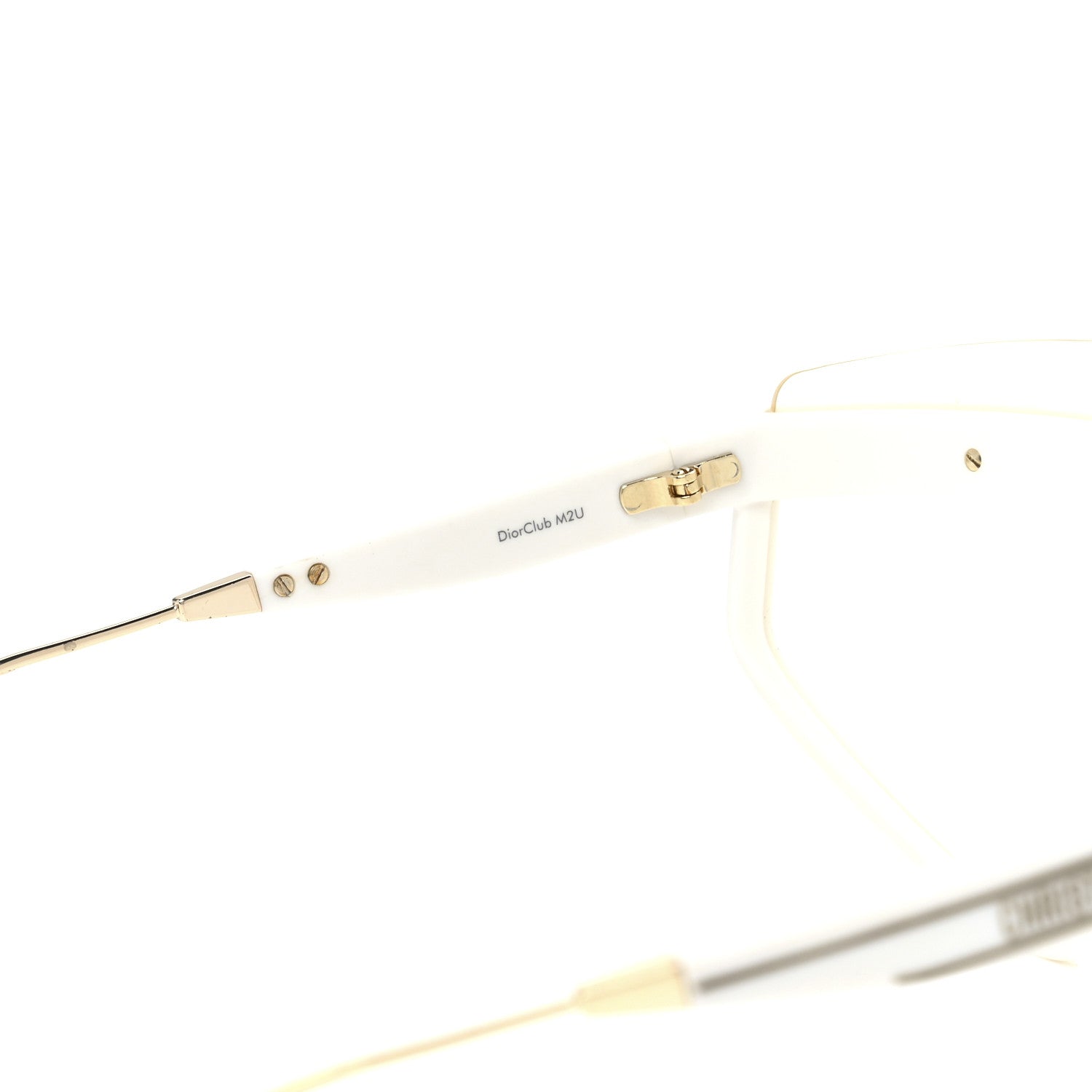 Christian Dior Acetate Mask DiorClub M2U Sunglasses Translucent Ivory 5 of 9