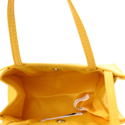 Telfar Vegan Leather Small Shopping Bag Yellow 5 of 8