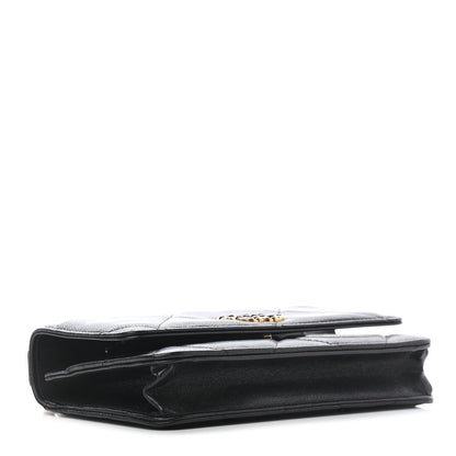 Chanel Lambskin Quilted Chanel 19 Wallet On Chain WOC Black 3 of 9
