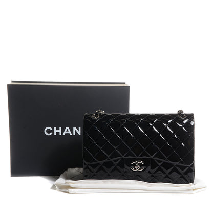 Chanel Patent Jumbo Double Flap Black 10 of 10