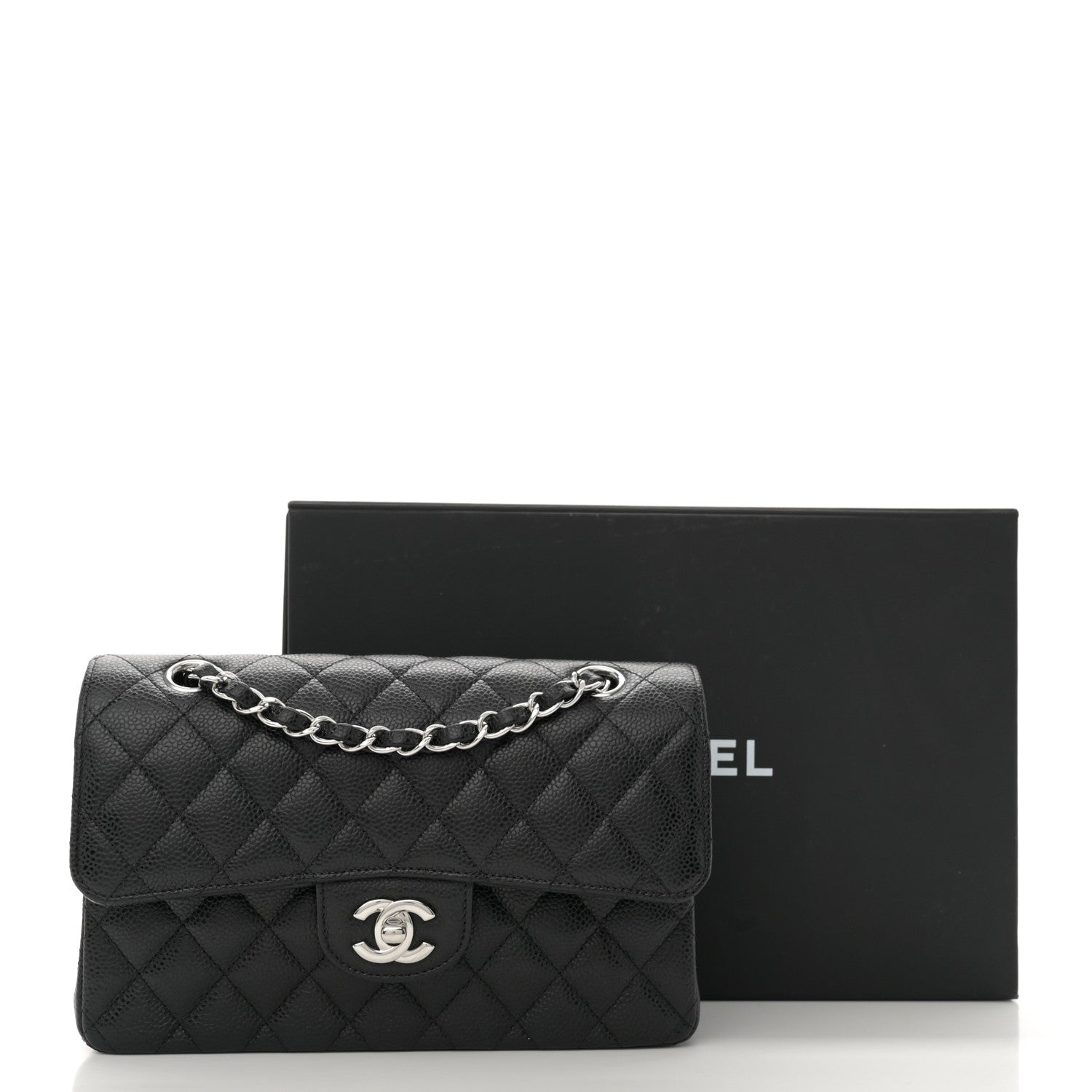Chanel Caviar Quilted Small Double Flap Black 11 of 11