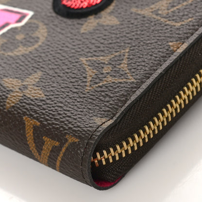 Louis Vuitton Monogram Travel Stickers Zippy Wallet 8 of 8