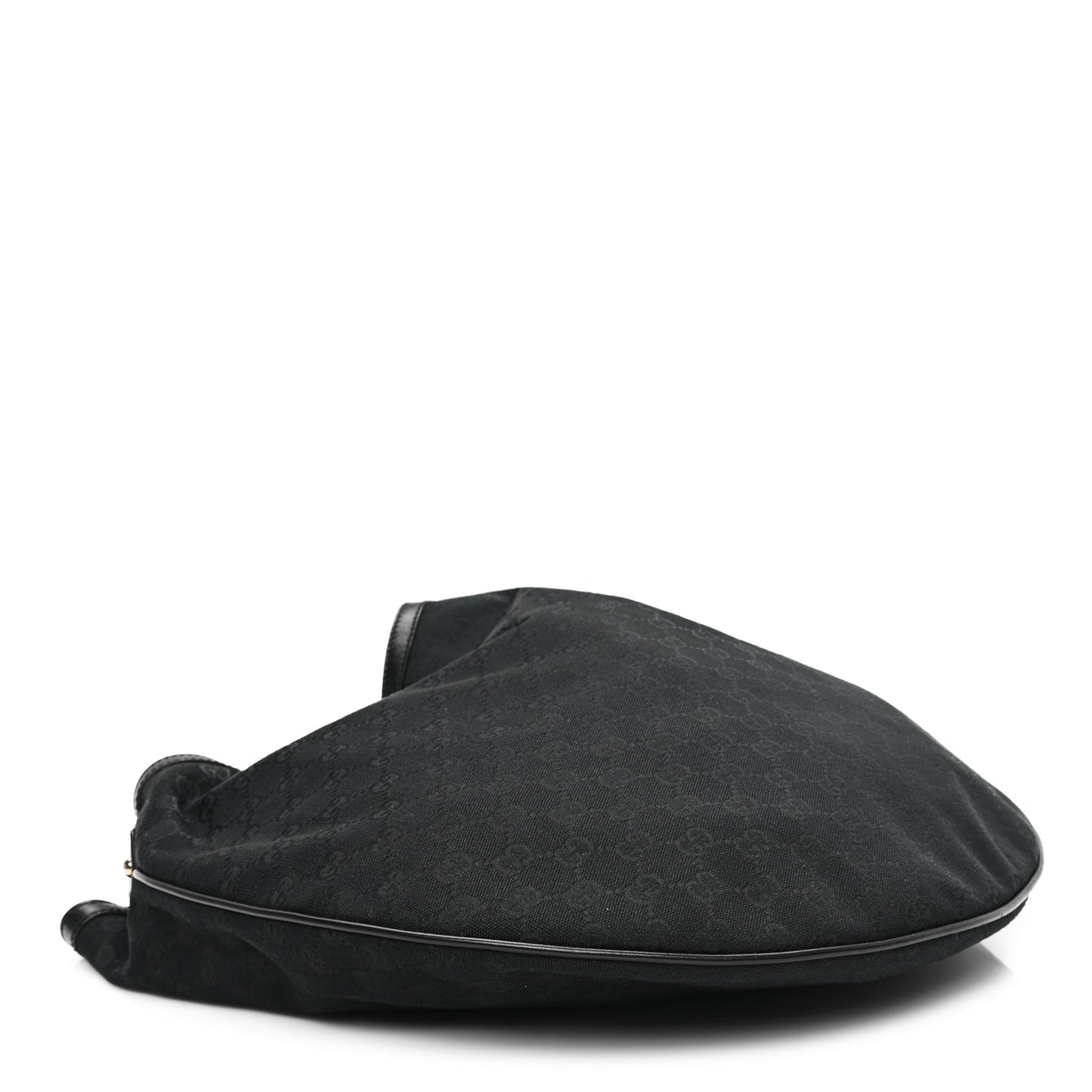 Monogram Large Wave Hobo Black