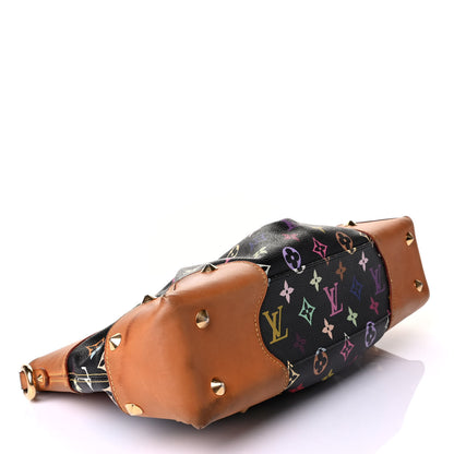 Louis Vuitton Monogram Multicolor Judy MM Black 3 of 7