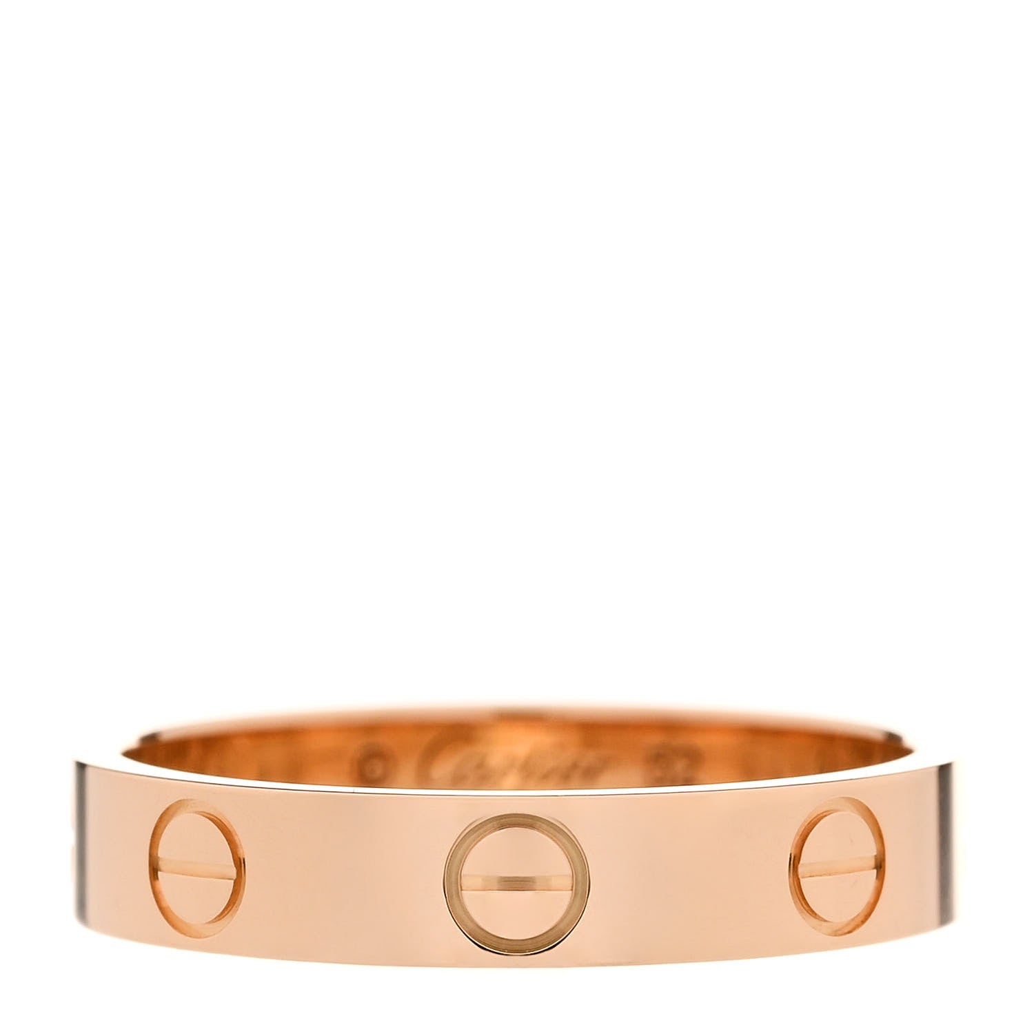 Cartier 18K Pink Gold 3.5mm LOVE Wedding Band Ring 52 6 1 of 5