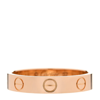Cartier 18K Pink Gold 3.5mm LOVE Wedding Band Ring 52 6 1 of 5