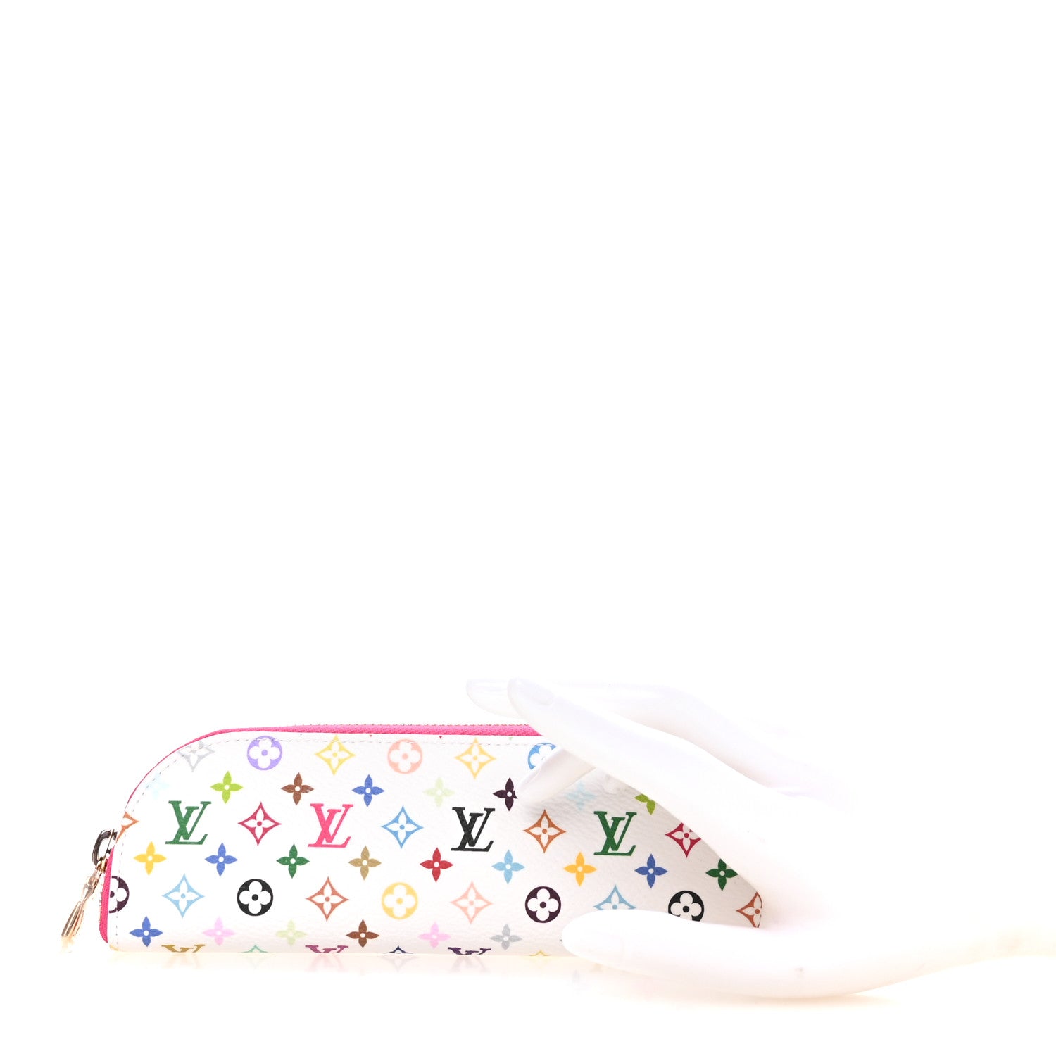 Louis Vuitton LV X TM Monogram Multicolor Charlotte Pencil Pouch Fuchsia 2 of 8