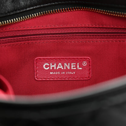 Chanel Aged Calfskin Quilted Medium Gabrielle Hobo Black 6 of 10
