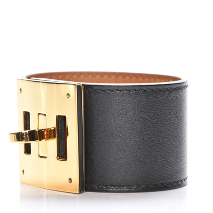 Hermes Chamonix Kelly Dog Bracelet Black 1 of 8