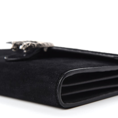 Gucci Suede Mini Dionysus Chain Wallet Black 7 of 10