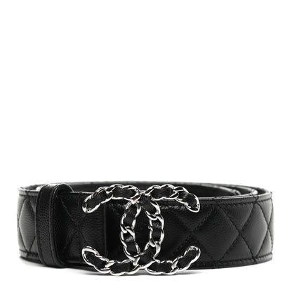 Chanel Caviar Quilted CC Chain Belt 85 34 Black 1 of 7