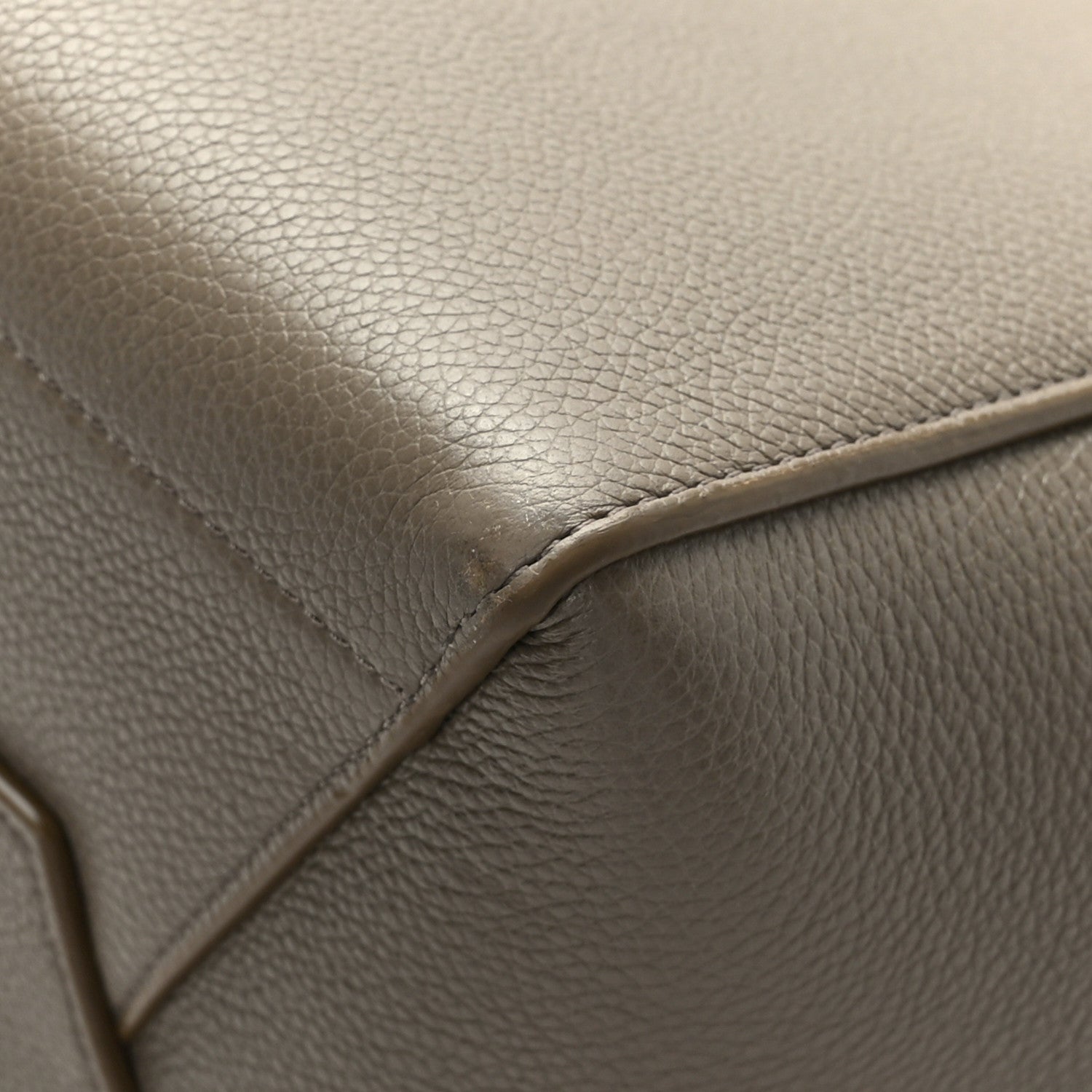 Celine Soft Grained Calfskin Sangle Bucket Bag Taupe 10 of 10