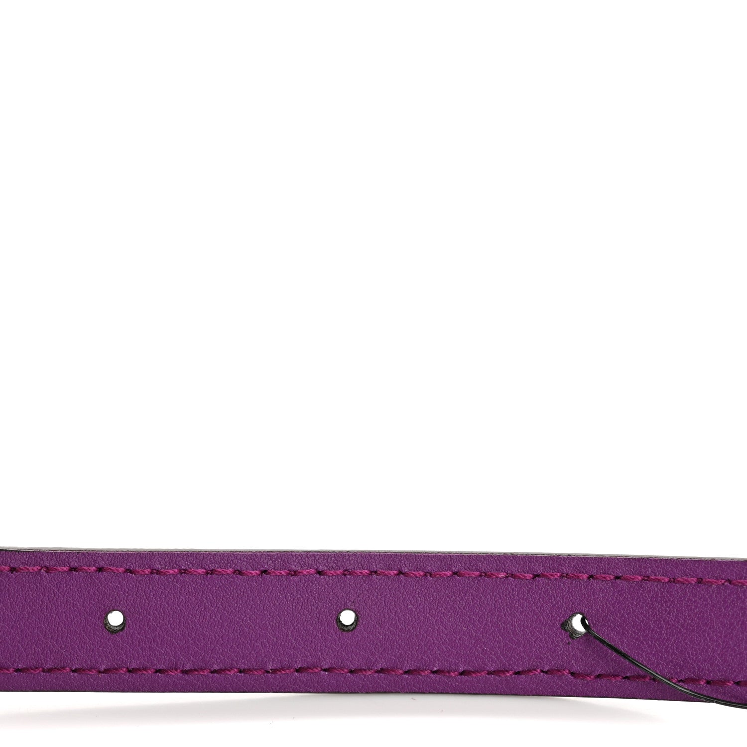 Gucci Efesto Leather Womens Horsebit 15/23mm Belt 95 38 Purple 4 of 5
