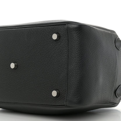 Hermes Taurillon Clemence Lindy 26 Black 10 of 14