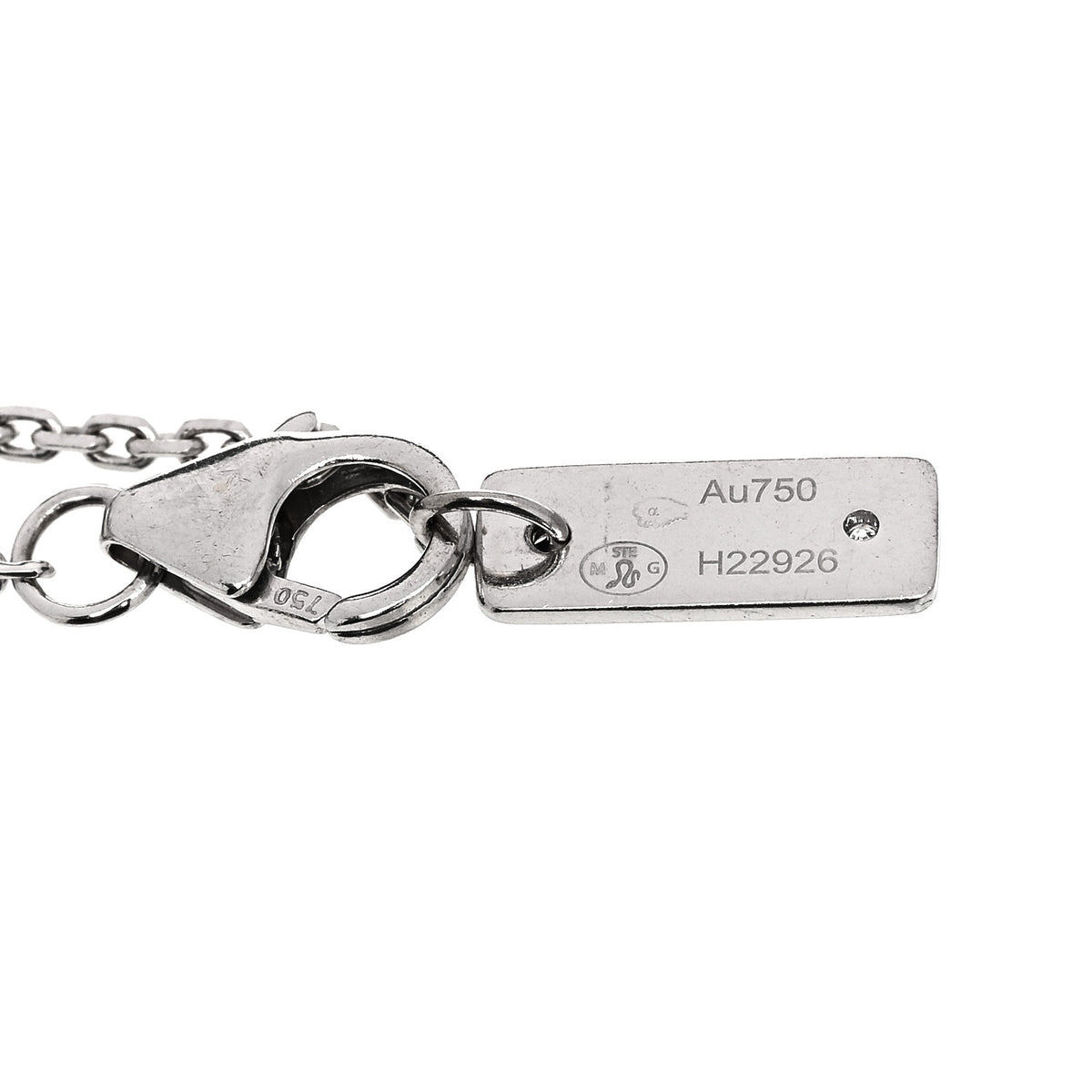 Messika 18K White Gold Diamond Move Uno Pave Anklet 4 of 5
