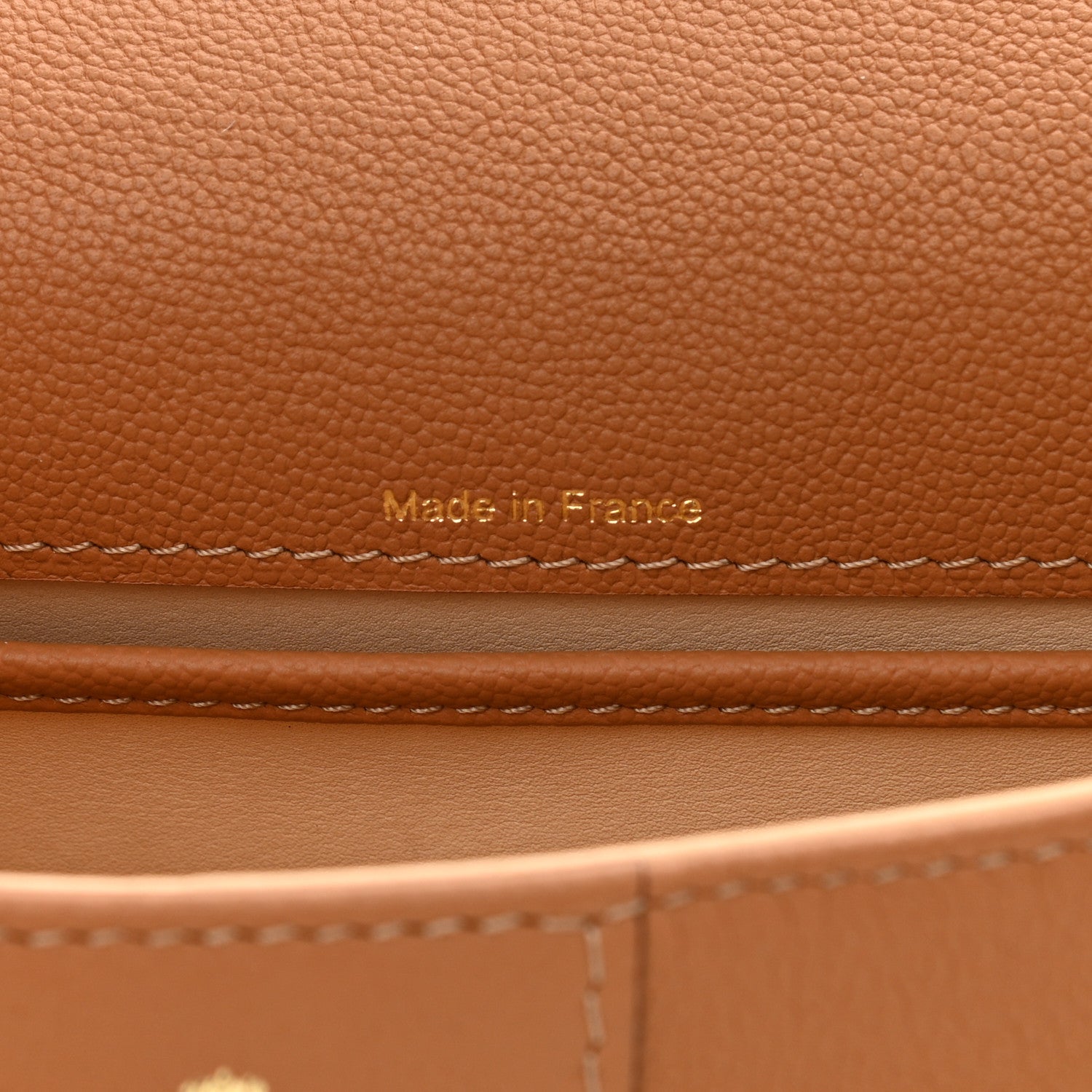 Delvaux Grained Calfskin Mini Brillant Satchel Natural 7 of 10