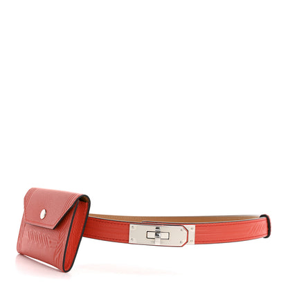 Hermes Epsom Quadrige Kelly Pocket 18 Belt Capucine 1 of 6