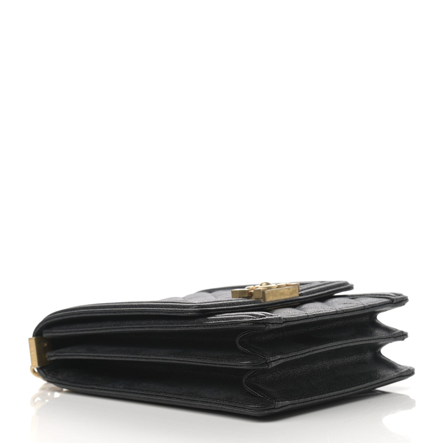 Chanel Caviar Quilted North South Boy Flap Black 4 of 11