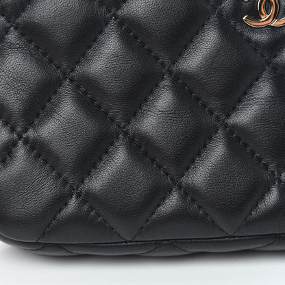 Chanel Lambskin Quilted Small Clutch With Chain Black 11 of 12