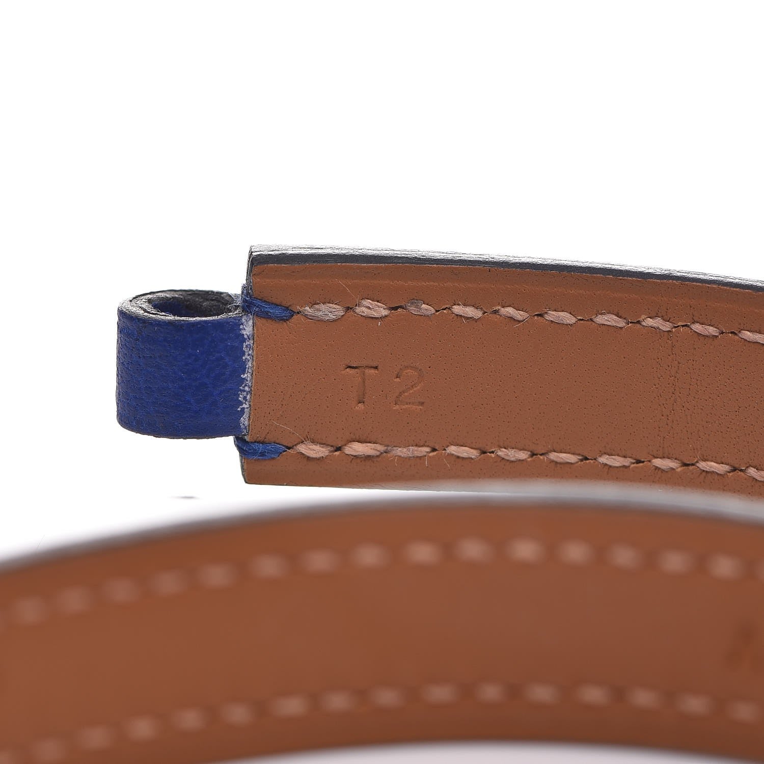 Hermes Swift Rivale Double Tour Bracelet T2 Bleu Electrique 4 of 7