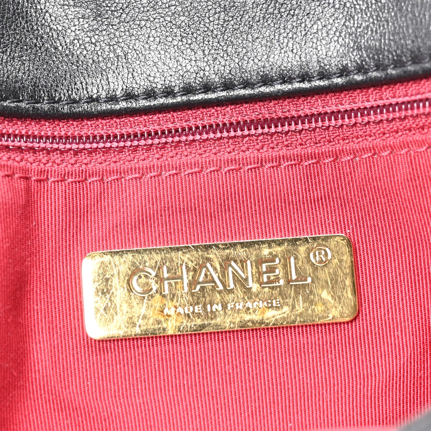 Lambskin Quilted Medium Chanel 19 Flap Black