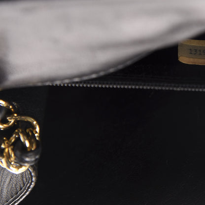Chanel Lambskin Quilted Small Tassel Single Flap Black 10 of 11