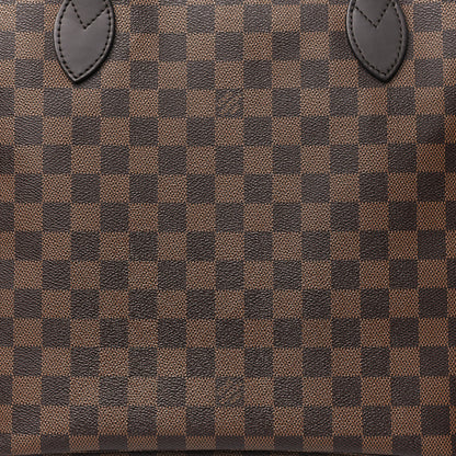 Louis Vuitton Damier Ebene Neo Neverfull MM Rose Ballerine 7 of 11