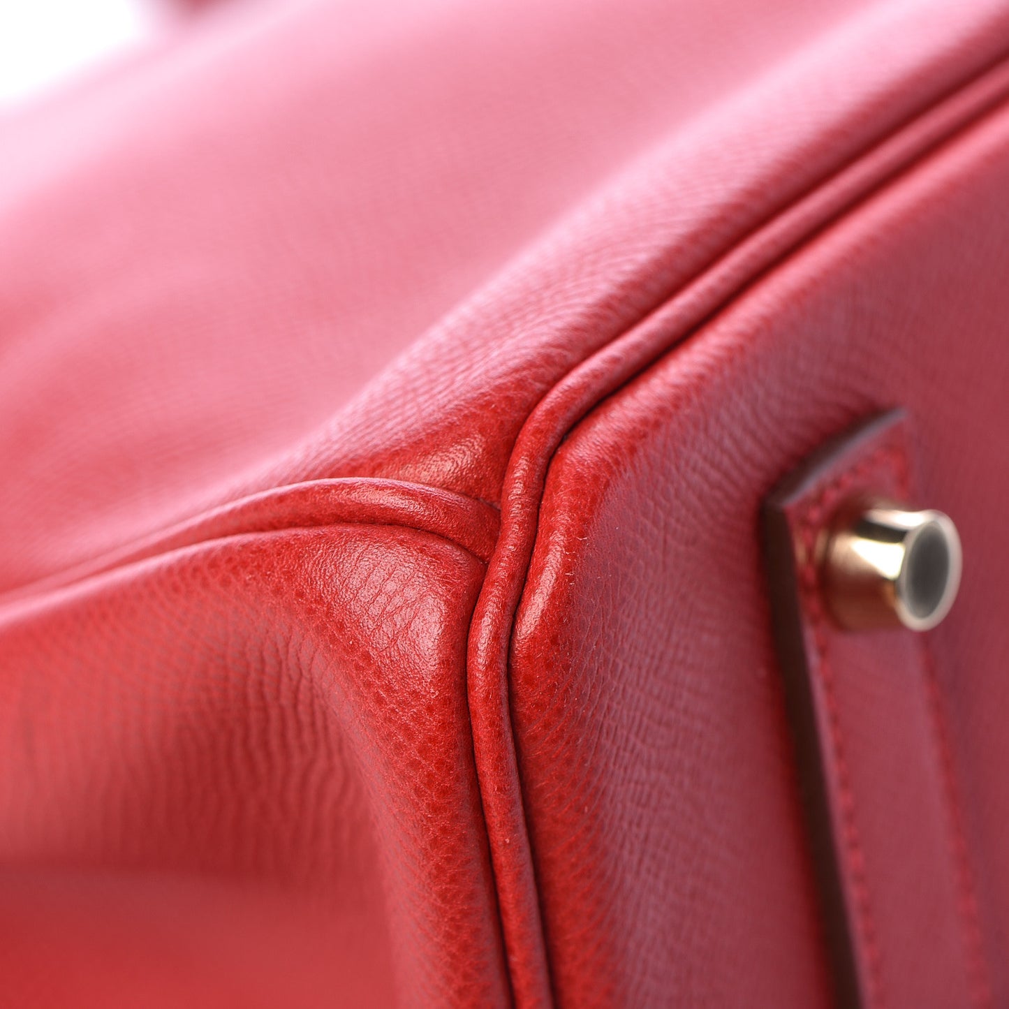 Epsom Birkin 35 Rouge Casaque