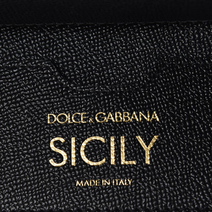 Dolce & Gabbana Dauphine Medium Miss Sicily Satchel Black 7 of 9
