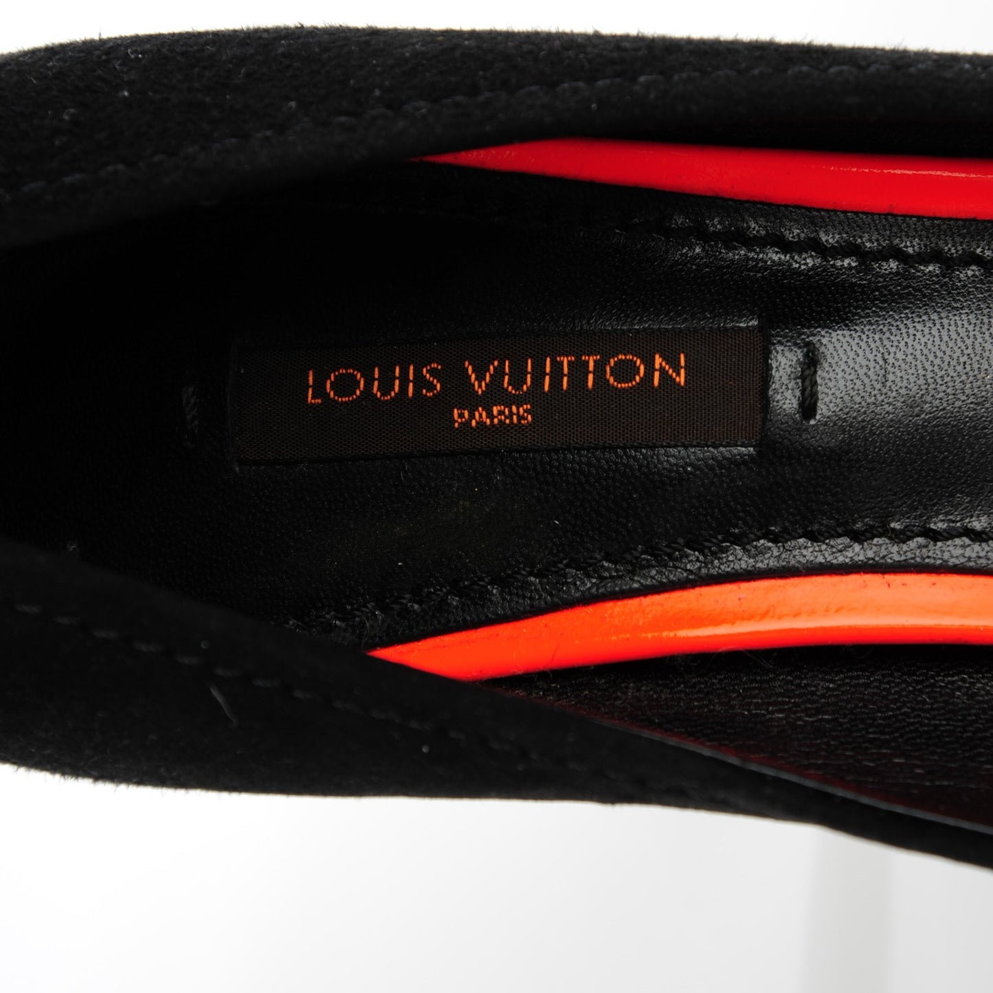 Suede Monogram Roses Pumps 38 Black
