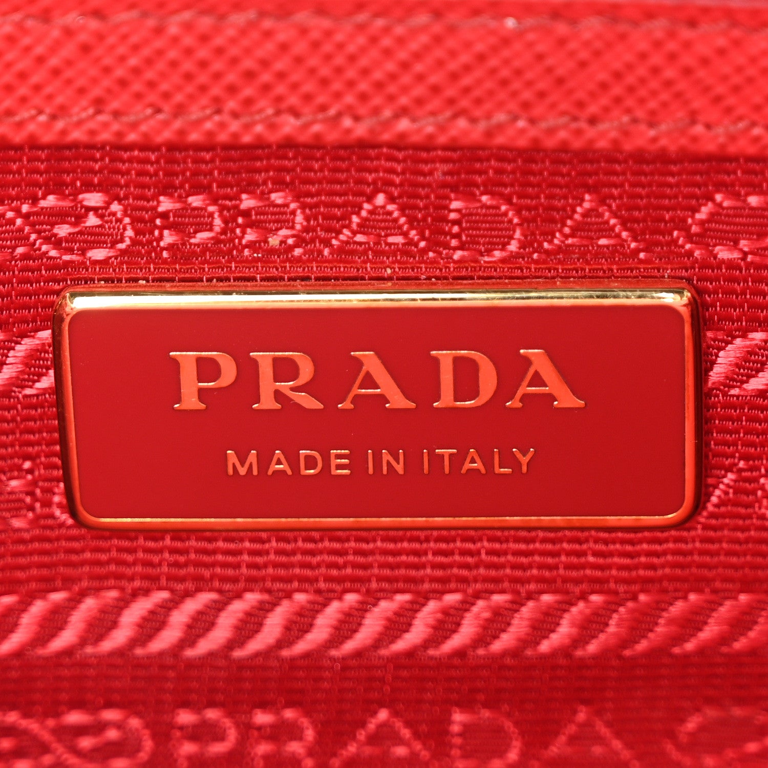 Prada Saffiano Small Galleria Double Zip Tote Fuoco 6 of 9