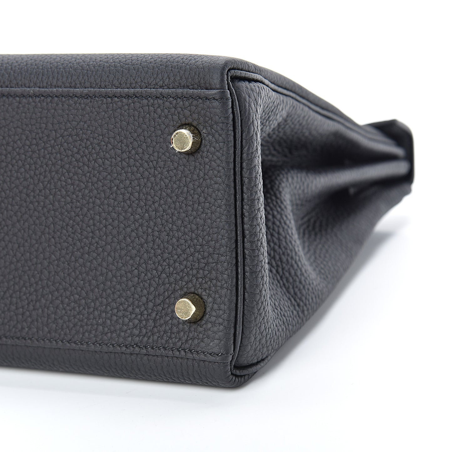 Togo Matte Alligator Kelly Retourne Touch 28 Black