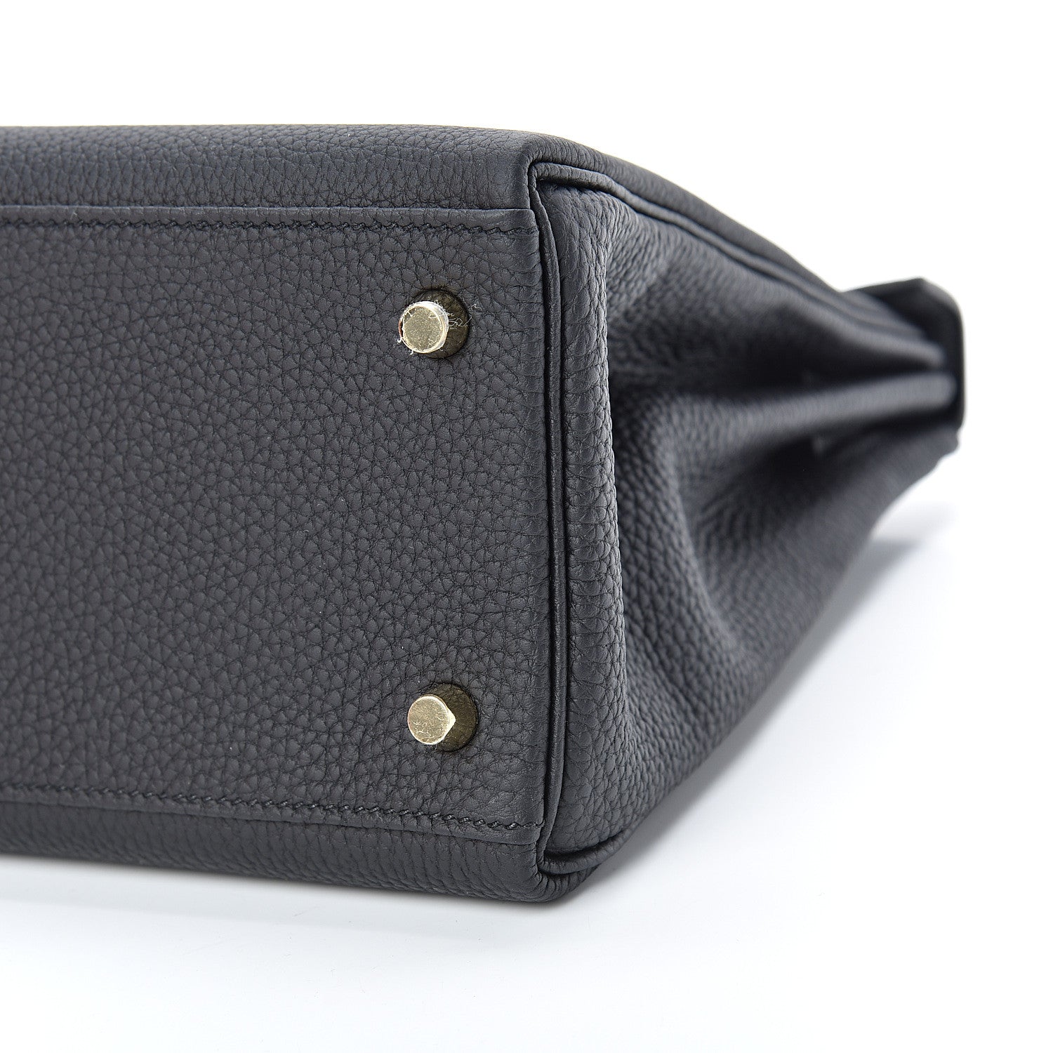 Hermes Togo Matte Alligator Kelly Retourne Touch 28 Black 38 of 39