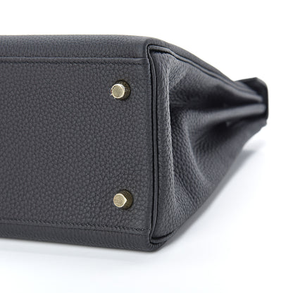 Hermes Togo Matte Alligator Kelly Retourne Touch 28 Black 38 of 39