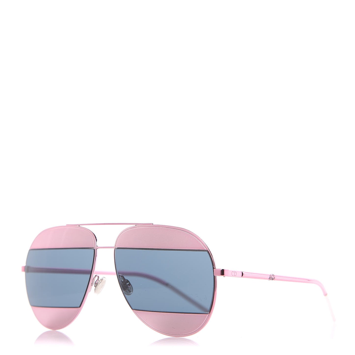 Split 1 Aviator Sunglasses Pink Blue