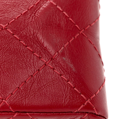 Chanel Aged Calfskin Quilted 2.55 Reissue 225 Flap Red 11 of 12