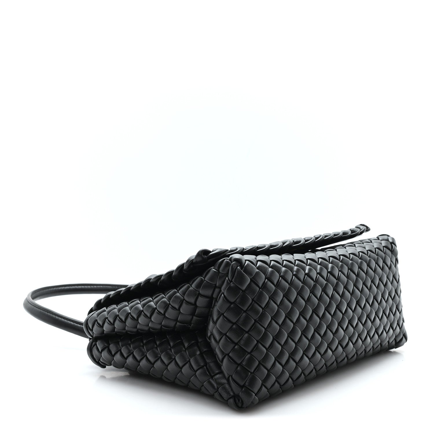 Bottega Veneta Nappa Intrecciato Patti Top Handle Bag Black 4 of 10