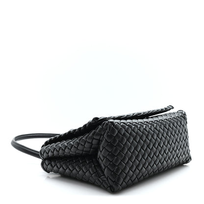 Bottega Veneta Nappa Intrecciato Patti Top Handle Bag Black 4 of 10
