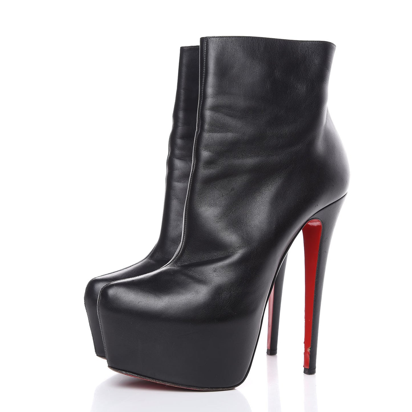 Calfskin Daf Booty 160 Ankle Boots 40 Black