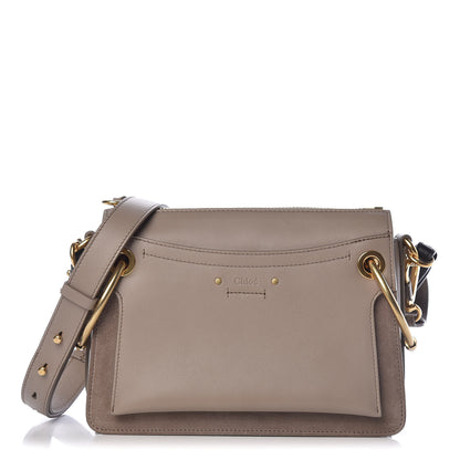 Chloe Calfskin Suede Small Roy Bag Motty Grey 1 of 12