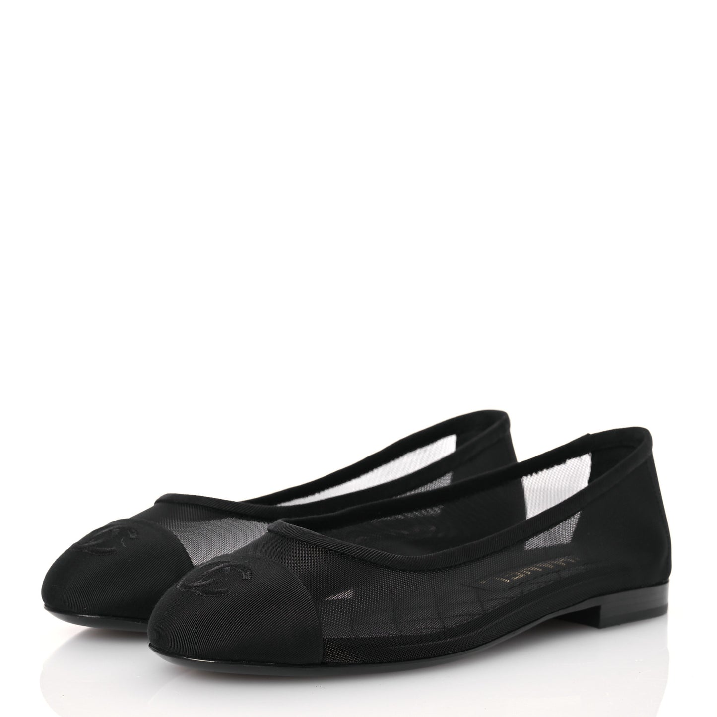 Mesh CC Ballerina Flats 36 Black