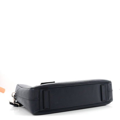 Prada Saffiano Travel Briefcase Baltico 3 of 8