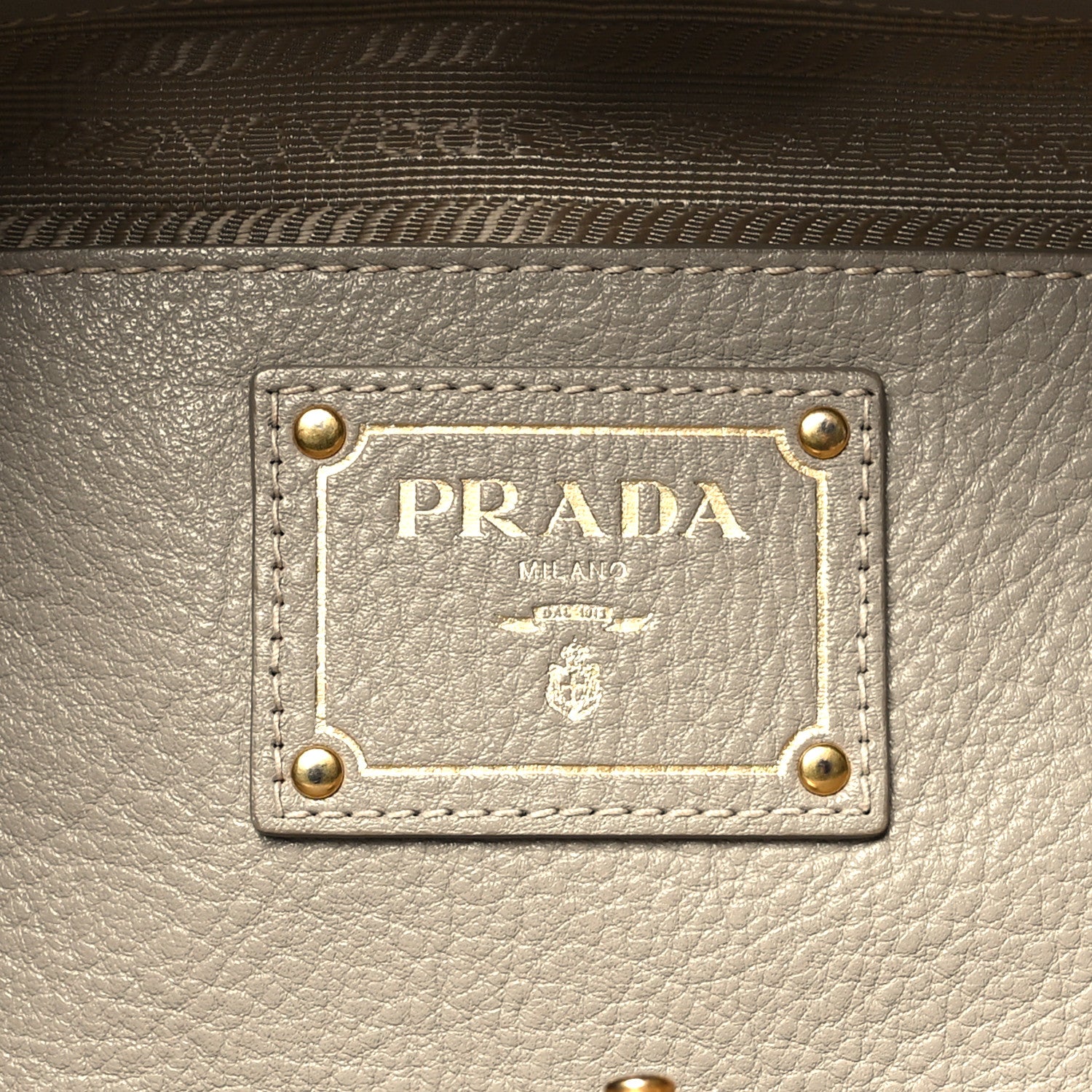 Prada Vitello Daino Large Double Zip Tote Pomice 7 of 16