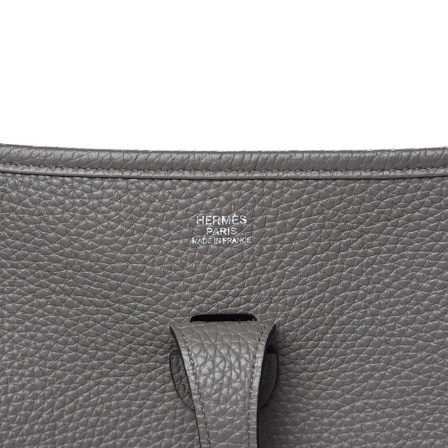 Hermes Taurillon Clemence Evelyne III PM Etain 6 of 11