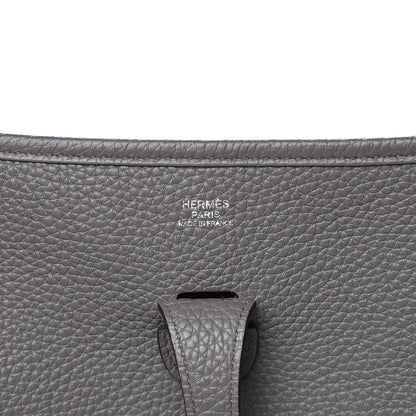 Hermes Taurillon Clemence Evelyne III PM Etain 6 of 11