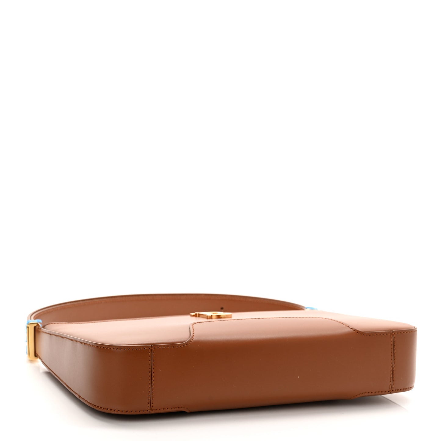 Smooth Calfskin TB Shoulder Bag Warm Tan