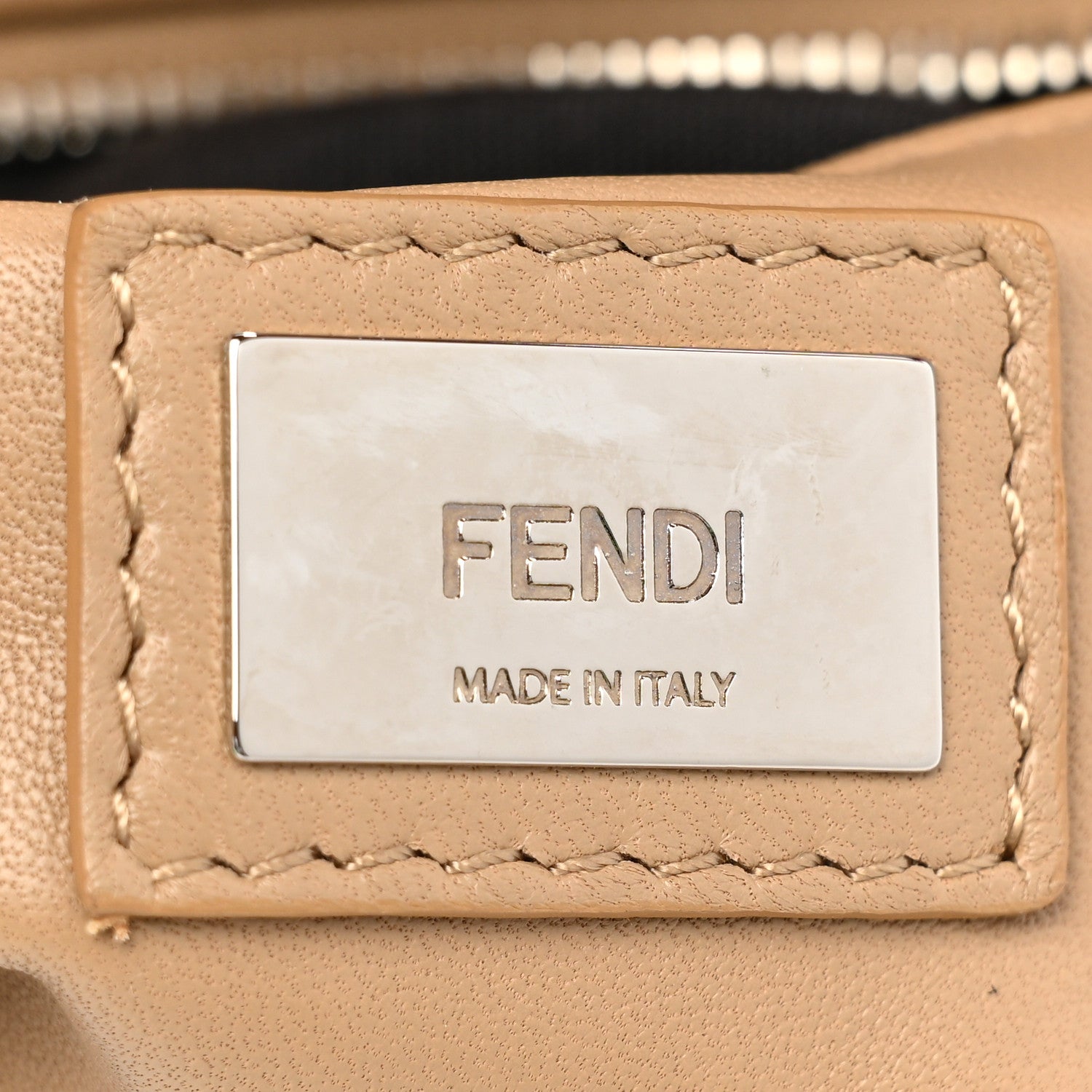 Fendi Nappa Colorblock Mini Peekaboo Iconic Satchel Blue Royal Papavero Cuoio 7 of 12