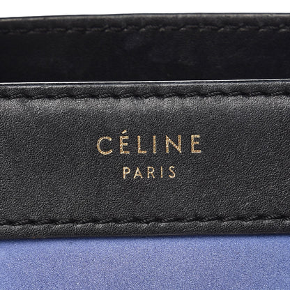 Celine Nubuck Smooth Calfskin Nano Tri-Color Luggage Royal Blue 8 of 18